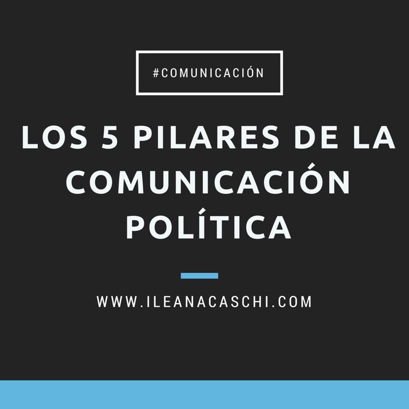 Los 5 pilares de la comunicación política