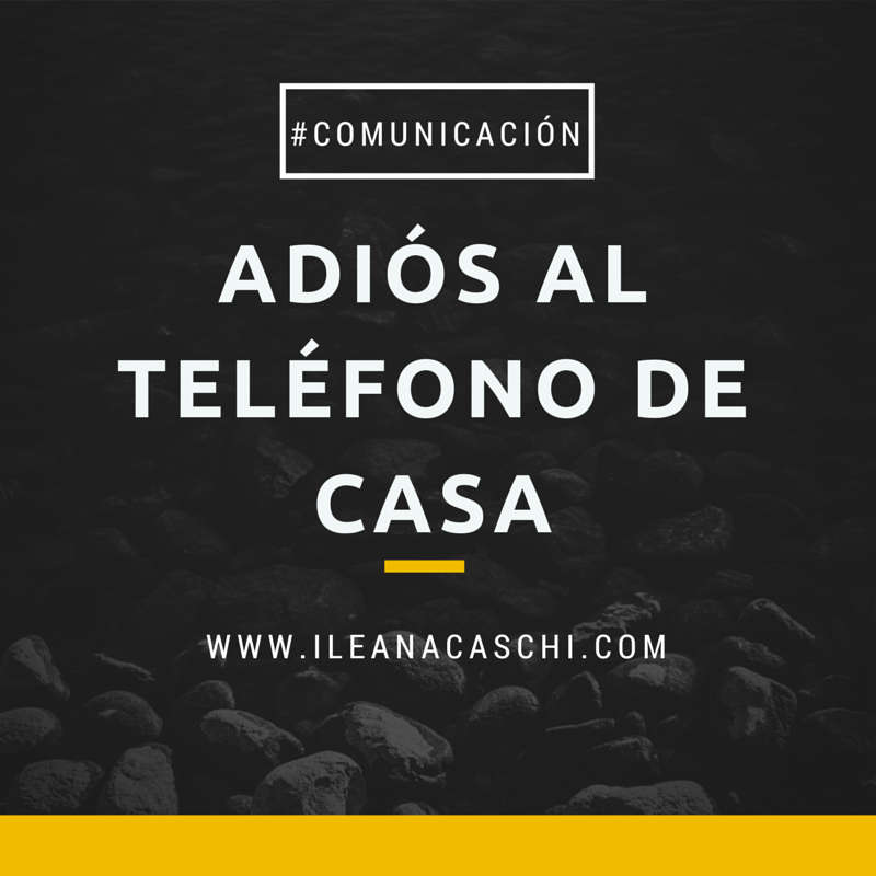 Adiós al teléfono de casa