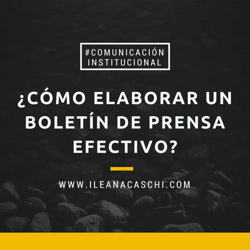 ¿Cómo elaborar un boletín de prensa efectivo?