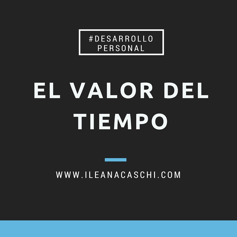 El valor del tiempo